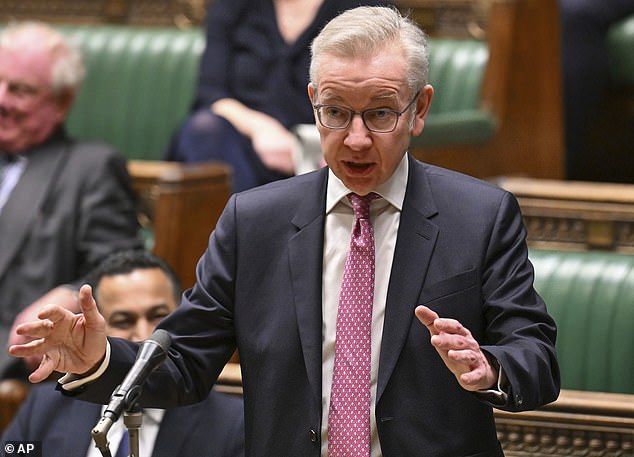 boris johnson allies pile pressure on michael gove over his 'failed' promise to scrap 'feudal' leasehold system and urge him to act on 'fleeceholds' - as labour blast 'eviscerated shell' of tory reforms