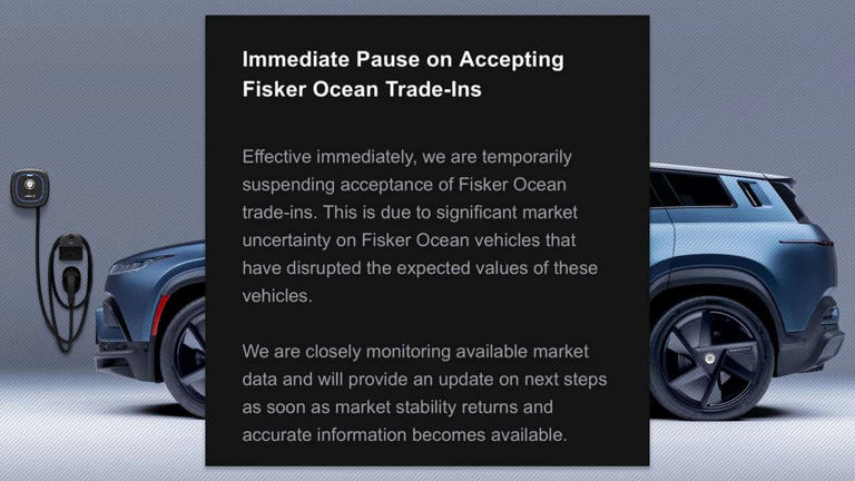 Tesla No Longer Accepts Fisker Ocean Trade-Ins