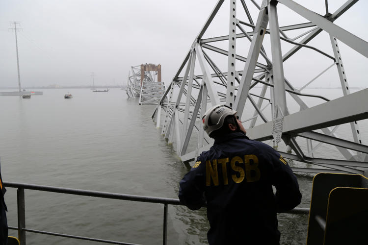 Photos released from on board the Dali ship as officials investigate Baltimore bridge collapse