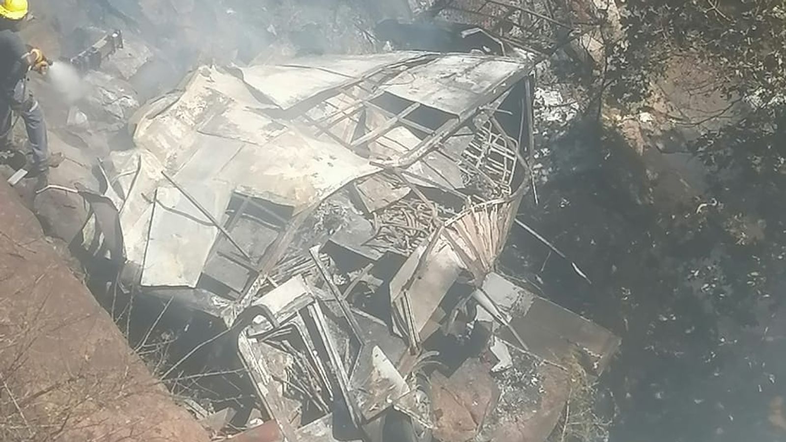 45 people killed in bus crash in south africa – child, 8, the sole survivor