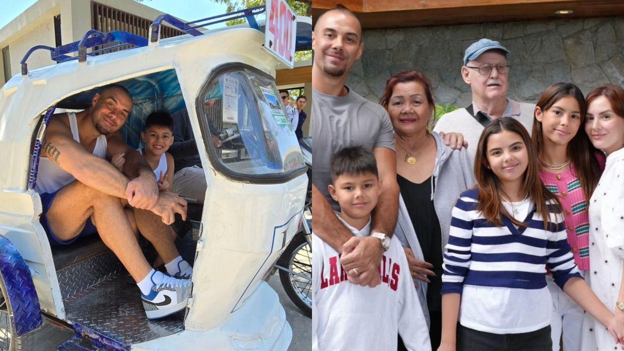 doug kramer and family reunite with relatives in baguio