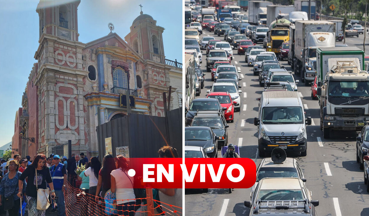 semana santa en vivo: tráfico vehicular, estado de carreteras y restricciones por feriado largo en perú