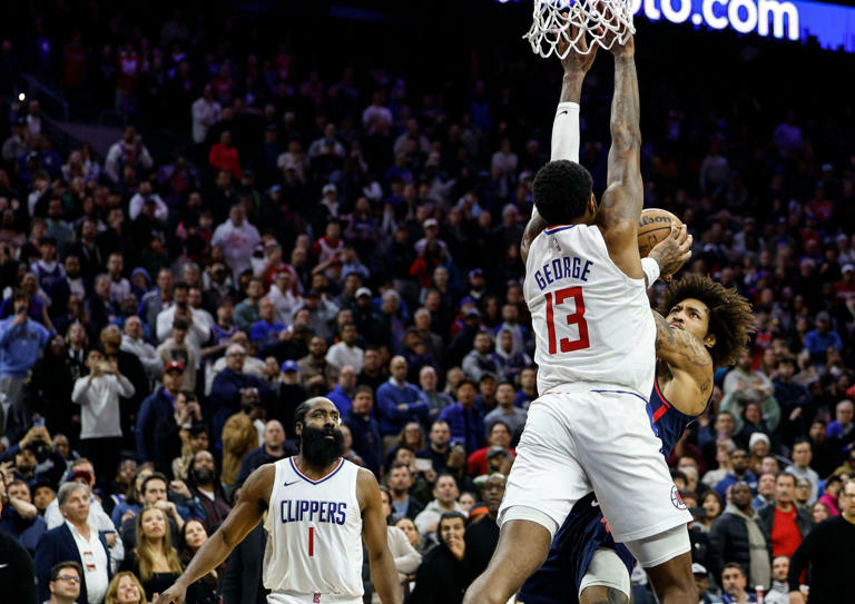 Kelly Oubre Jr. had his shot blocked by Kawhi Leonard as the buzzer sounded, but NBA crew chief Kevin Scott says Paul George fouled Oubre in the closing seconds in the game.