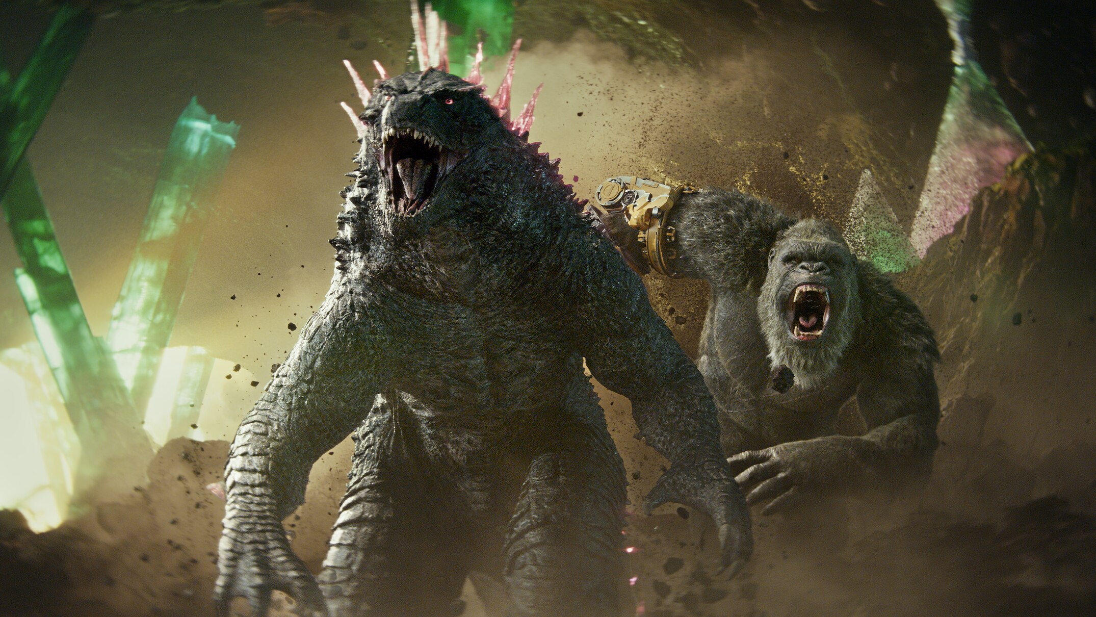 godzilla x kong: the new empire promises mindless fun but lacks the imagination to fire up the senses
