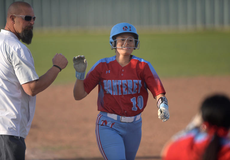 Monterey softball mashes past error-prone Coronado to start second half ...