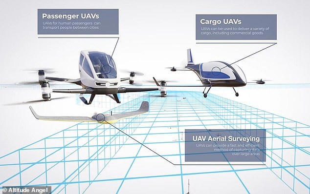 Britain's 'drone superhighway' will be completed this SUMMER: 165-mile ...