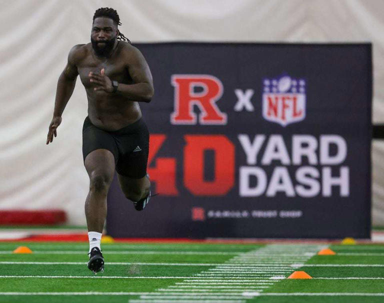 Rutgers Pro Day 2024 full results How rising star Max Melton, other