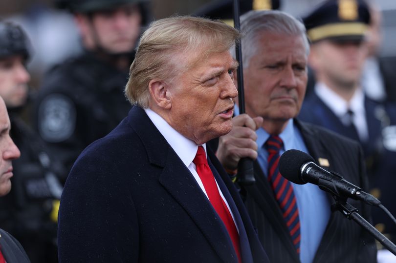 Donald Trump's Stricken Expression After 'heroes' Handshake In Sombre ...