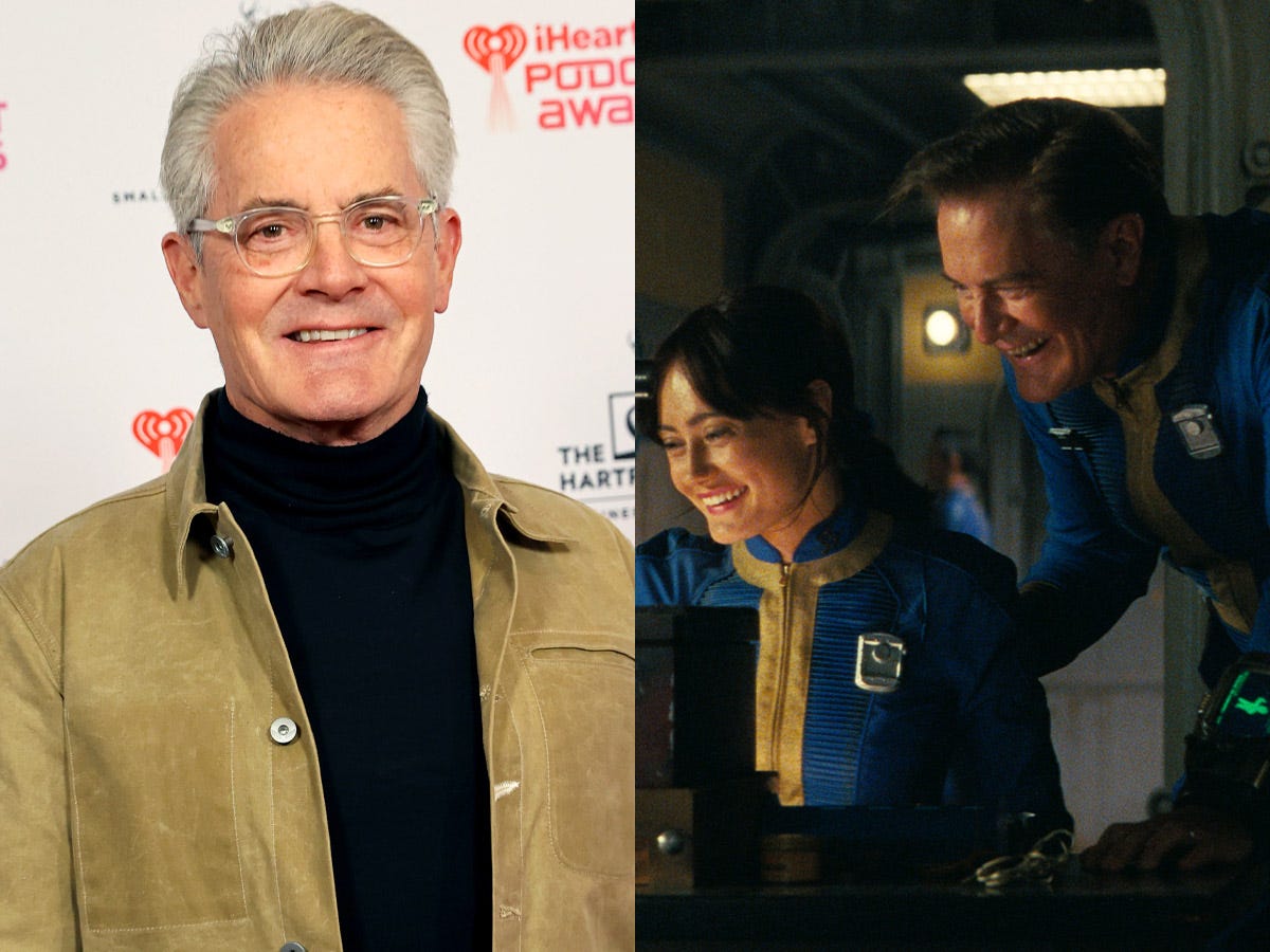 <p>Lucy's journey in "Fallout" revolves around finding her father, Hank MacLean, after he goes missing from Vault 33.</p><p>He's played by <a href="https://www.businessinsider.com/kyle-maclachlan-babygirl-offended-him-initially-lorde-tiktok-2024-3">Kyle MacLachlan</a>, who fans might recognize as Agent Dale Cooper from David Lynch's "Twin Peaks," as well as The Captain in "How I Met Your Mother," and villain Calvin Johnson in "Agents of S.H.I.E.L.D."</p><p>Hank is the Overseer of Vault 33, and he's respected among the vault dwellers, which is why Lucy bravely decides to leave the safety of Vault 33 to find him.</p><p>Fans of the "Fallout" games will know that aside from saving some of the population, Vault-Tec used the vaults to experiment on their inhabitants. So it'll be interesting to see whether Hank has also been tasked with experimenting on the people he's in charge of.</p>