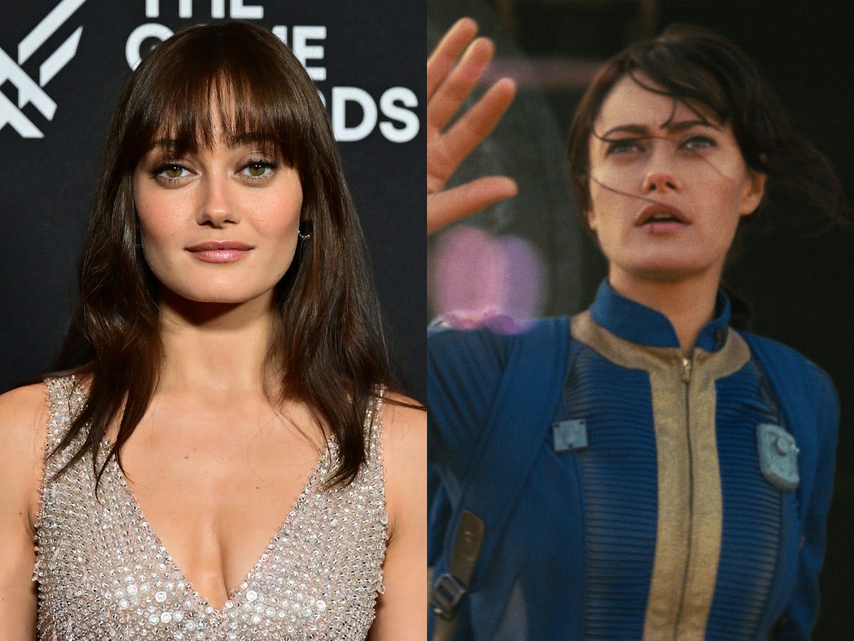 <p>"Fallout" mainly follows Lucy MacLean, a vault dweller born and raised in Vault 33 after the apocalypse, played by Ella Purnell.</p><p>Purnell previously played Jackie, a high school soccer team player who survives a plane crash in the Canadian wilderness, in "<a href="https://www.businessinsider.com/yellowjackets-cast-gagged-filming-season-two-cannibalism-scene-2023-4">Yellowjackets</a>."</p><p>She also appeared opposite Dave Bautista and Hiroyuki Sanada in Zack Snyder's "<a href="https://www.businessinsider.com/how-army-of-the-dead-went-from-warner-bros-to-netflix-2021-5">Army of the Dead</a>" as Kate Ward.</p><p>In "Fallout," Lucy has spent her entire life inside Vault 33 with her father and brother. She has an idealistic view of the world because she was educated by the company behind the underground bunker, <a href="https://fallout.fandom.com/wiki/Vault-Tec_Corporation">Vault-Tec</a>.</p><p>So, she's forced to adapt quickly when she leaves the safety of the Vault to find her father in the outside world.</p>