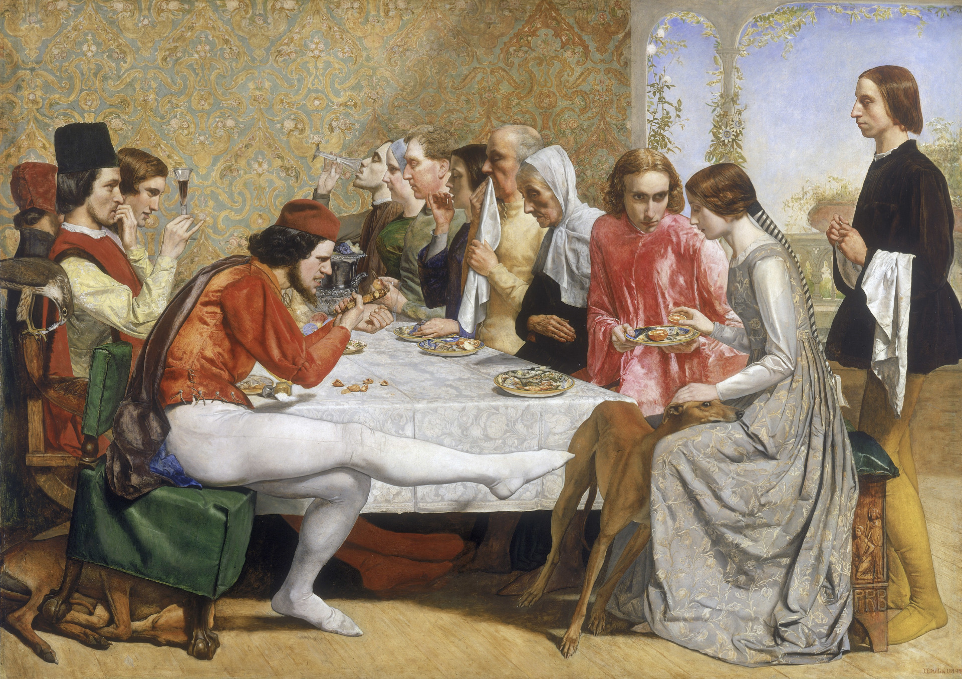 <p>According to The Independent, recent studies of John Everett Millais' painting 'Isabella' have revealed hidden phallic symbols. The character in the foreground, wearing white tights, appears to be concealing an erection.</p><p>You may also like:<a href="https://www.starsinsider.com/n/261507?utm_source=msn.com&utm_medium=display&utm_campaign=referral_description&utm_content=622678v1en-en"> Are you a Virgo? These celebs share your star sign</a></p>
