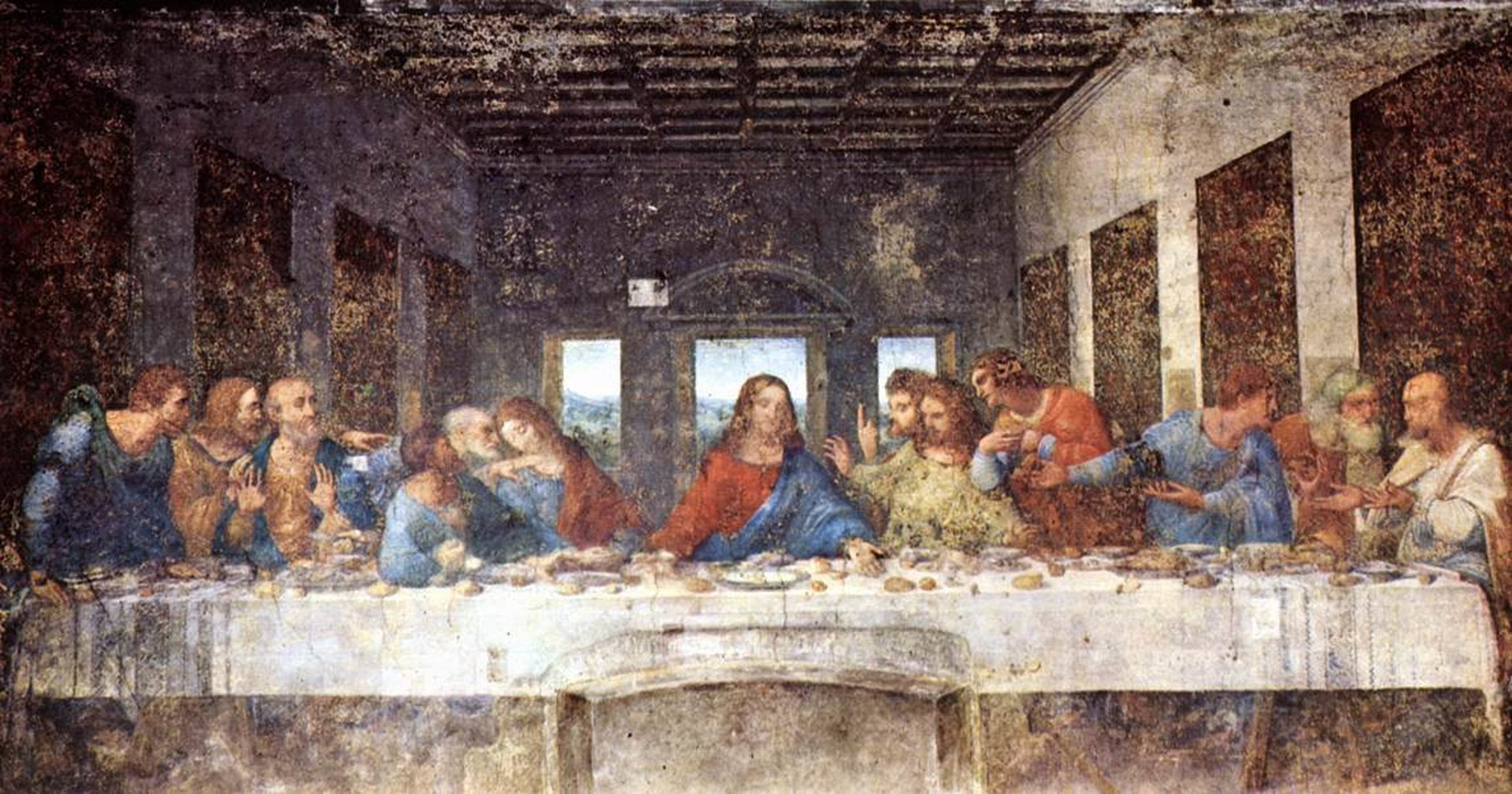 <p>There are claims that Leonardo da Vinci's 'The Last Supper,' painted in the 15th century, may contain hidden messages. It has been suggested that certain parts of the painting represent musical notes and create a melody. </p><p>You may also like:<a href="https://www.starsinsider.com/n/472087?utm_source=msn.com&utm_medium=display&utm_campaign=referral_description&utm_content=622678v1en-en"> Celebrity statues from around the world</a></p>