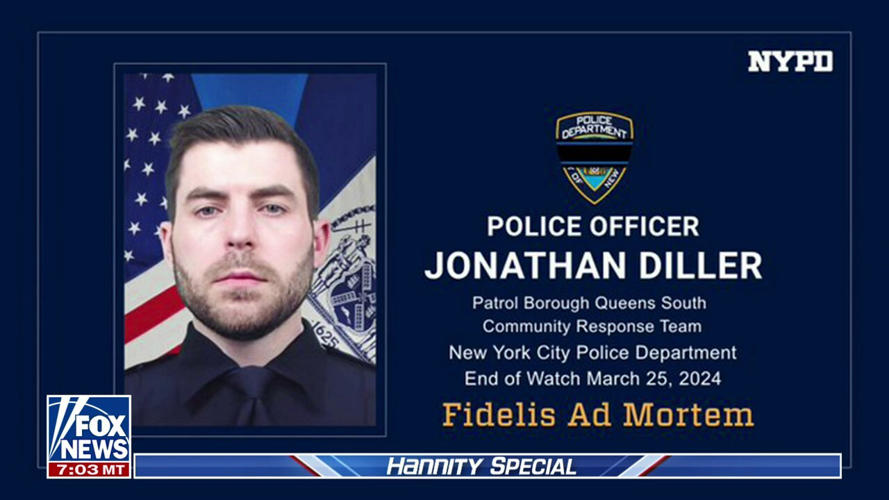 Thousands of police officers mourned fallen NYPD hero Jonathan Diller
