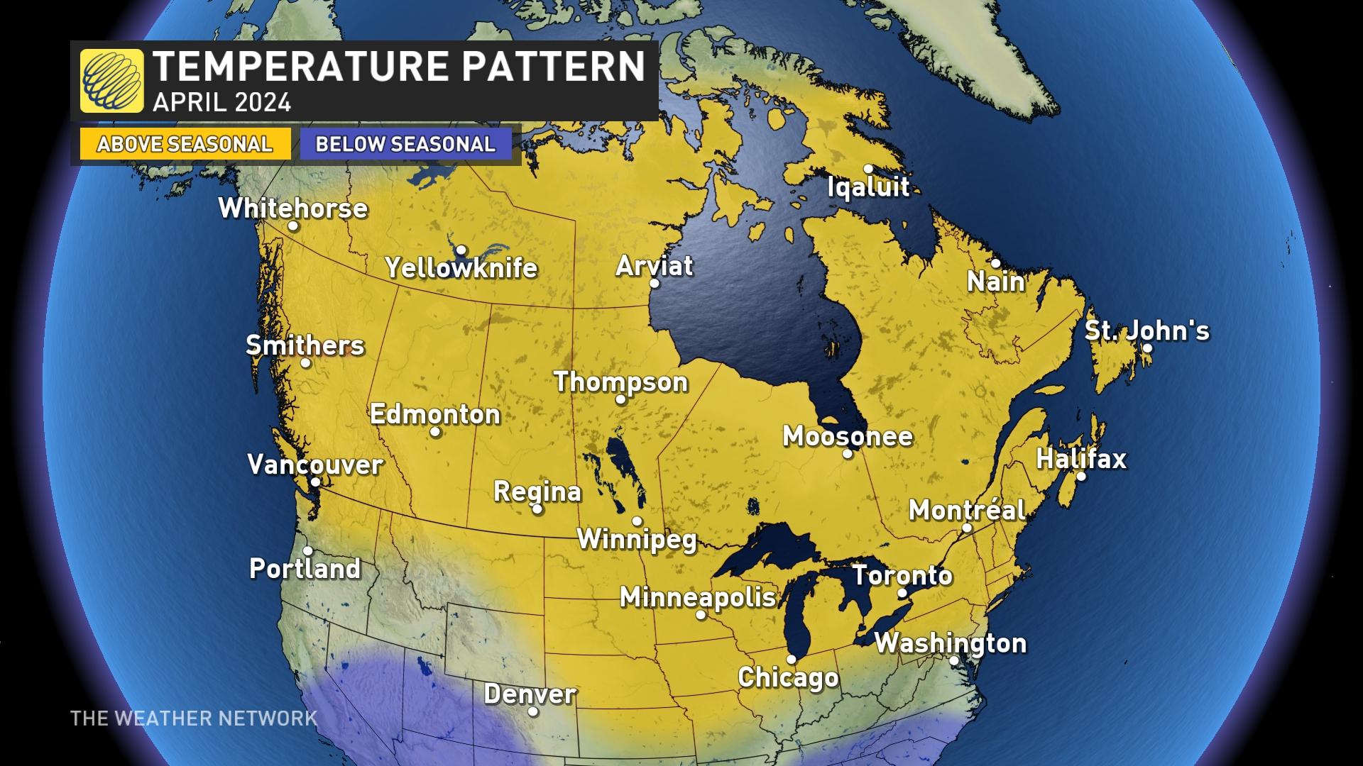 canada faces a fickle april as winter wanes and summer teases