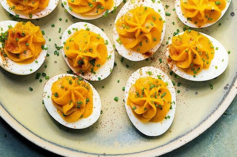 nigella lawson's easter deviled eggs recipe is a total crowd-pleaser
