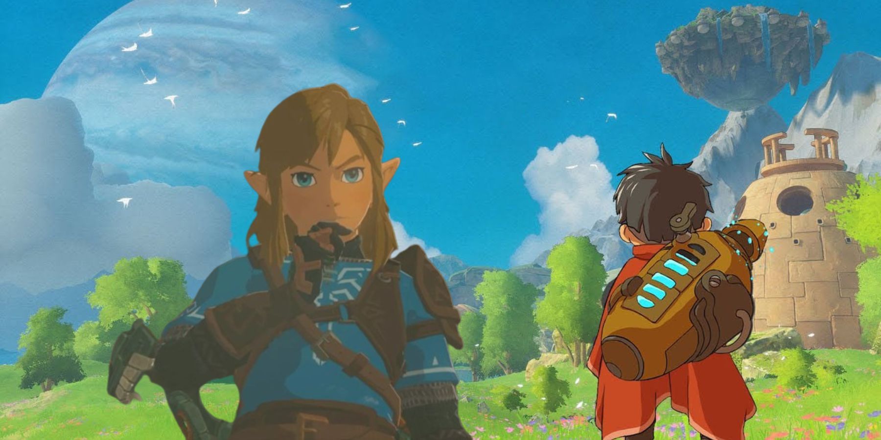 amazon, upcoming open world game has serious zelda: breath of the wild vibes
