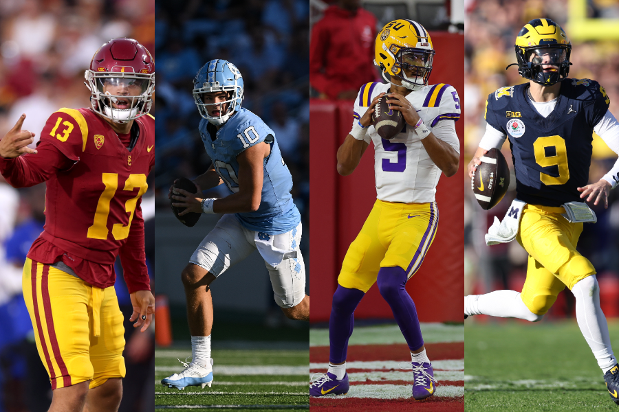 2024 nfl mock draft: proposed trade sees vikings go all in to land qb