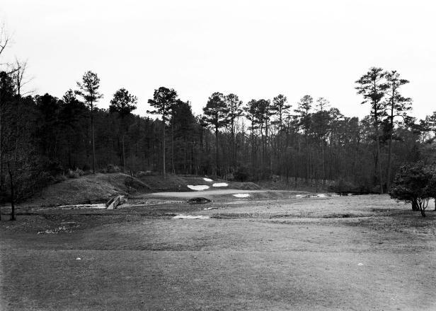 For decades holes like the par-3 12th were rugged, hard and vulnerable to nature. Photograph courtesy of Getty Images
