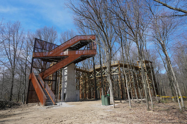 Walk through the tree tops at this cool Ohio park