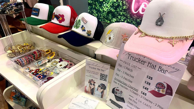You can now design your own trucker hat at The Appalachian Honey Boutique 