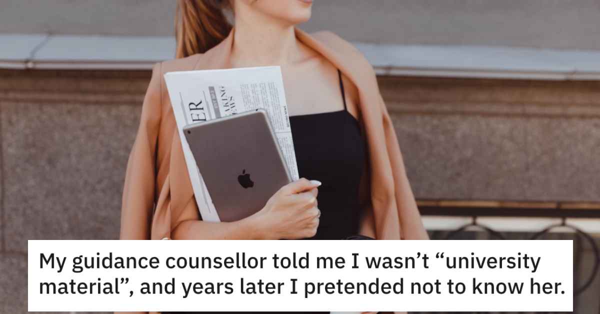 School Counselor Told Them To Not Bother Applying To College. Later In ...