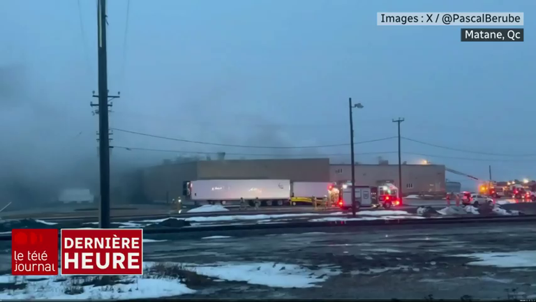 Incendie à Matane