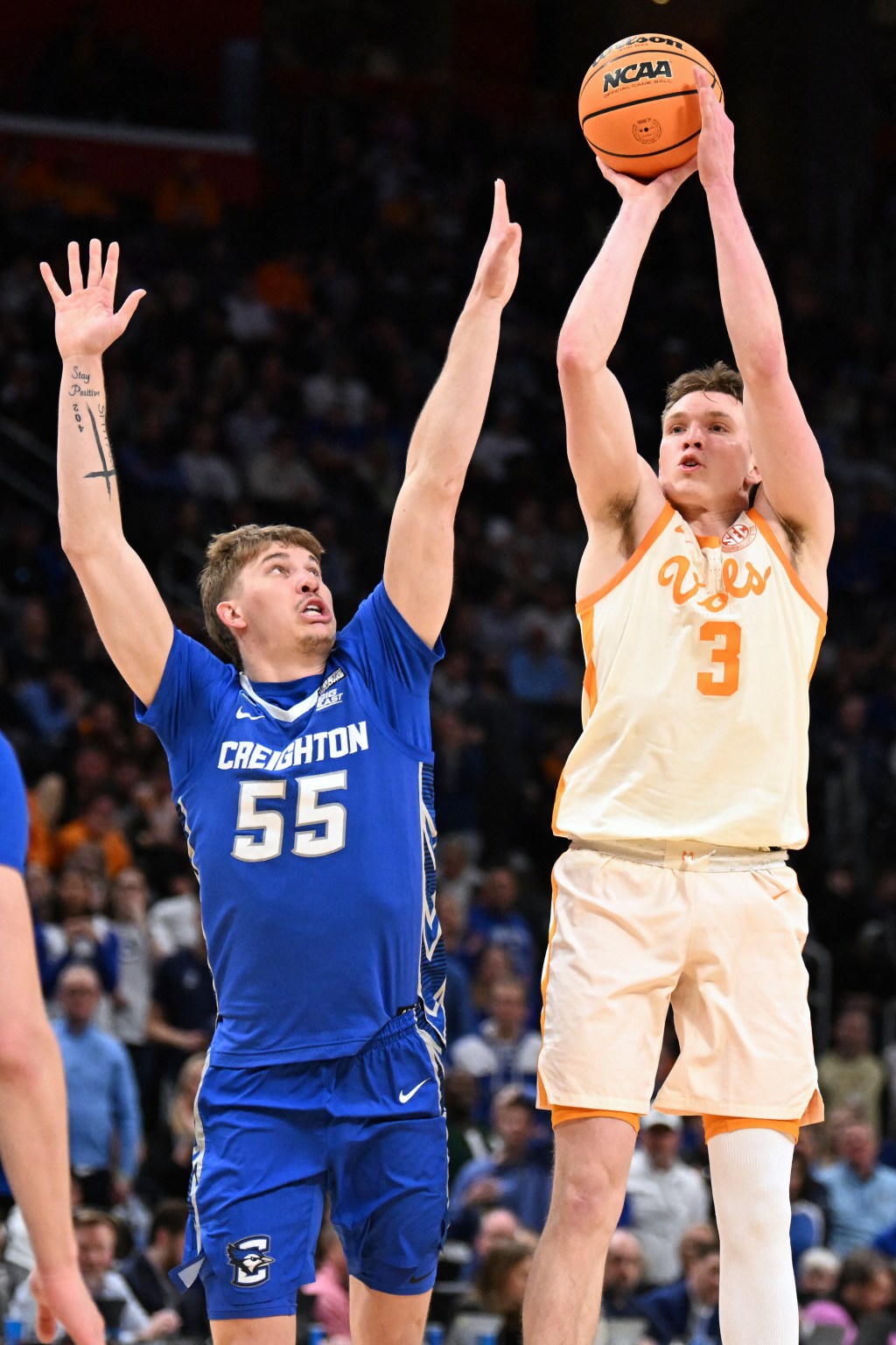 March Madness: Tennessee Fends Off Creighton To Reach Elite Eight