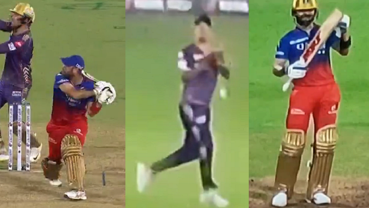 Virat Kohli's Reaction After Sunil Narine Drops Glenn Maxwell's Catch ...