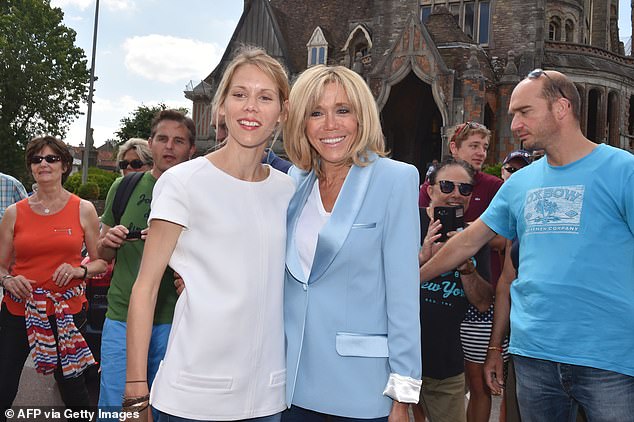 brigitte macron's daughter tiphaine auziere compares her mother to kate middleton as she slams 'grotesque' right-wing conspiracy theorists who claimed the french first lady was born a man