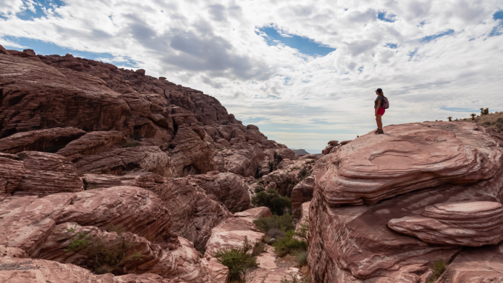 <p>Red Rock Canyon is also an internationally renowned location for rock climbing. There are guide services that can take you out and make sure you stay safe and have fun. If it’s rained recently, the guides won’t take you out to the fragile sandstone, but there are plenty of limestone crags in the area as alternatives.</p>