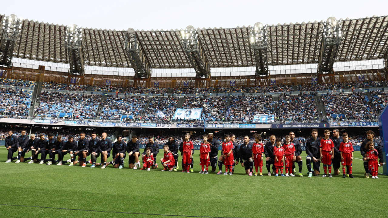 Napoli Players Take A Knee In Public Show Of Support After Alleged ...