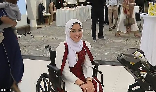 girl, 14, is flown to chicago for treatment after her gaza home was struck by bomb blast and she was forced to have both legs amputated with no anesthesia