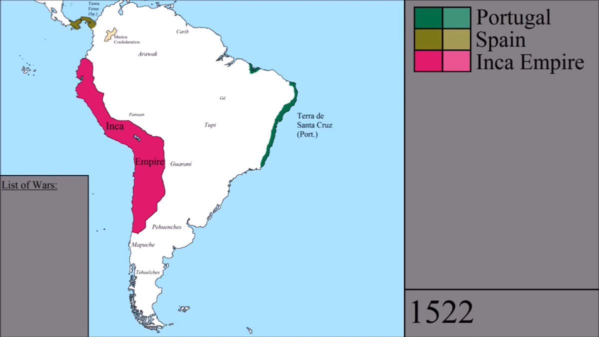 toda a história das américas do norte e sul resumida em dois mapas fantásticos