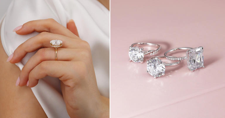 Lab-grown diamond engagement rings mean you can be bougie on a budget