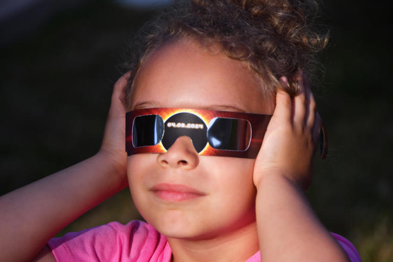 Solar eclipse glasses are needed for safety, but they sure are