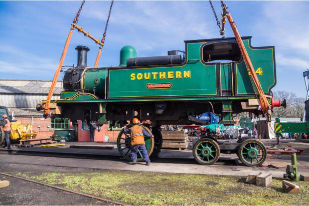 Can you dig deep to help historic locomotive Calbourne?