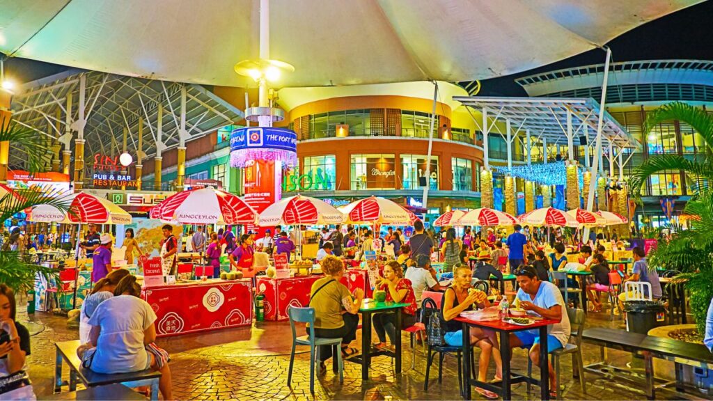 <p><strong>Street Food:</strong> Phuket's street food scene is a must-try, from Pad Thai to grilled skewers and sweet mango sticky rice. You can find some of the best street food at Phuket Weekend Market and Phuket Walking Street Market.</p><p><strong>Floating Restaurants:</strong> Phuket's floating restaurants offer a unique way to enjoy fresh seafood while enjoying ocean views. Restaurants such as Khru Vit Seafood Raft are accessible via a short longtail boat ride on the East Coast.</p><p><strong>Cafes: </strong>Phuket boasts a thriving café culture. One popular spot is Bookhemian Café in Old Town, known for its cozy atmosphere and extensive book collection. Check out the decor at Delico Decoration Coffee and Dessert in Phuket Town for something classy.</p><p><strong>Naughty Nuri's:</strong> A popular spot for barbecue enthusiasts. It offers tasty grilled dishes and a lively ambiance. With its famous ribs and delicious cocktails, this restaurant brings the flavors of Bali to Patong Beach.</p><p><strong>Bill Bentley Pub:</strong> This cozy British-style pub offers a relaxed atmosphere and a wide selection of drinks. Located in Turtle Village, this pub is the perfect spot to chill with friends after a day of exploring Phuket.</p><p><strong>Three Monkeys Restaurant:</strong> Located in the rainforest, this sophisticated eatery is known for its fusion of Thai and international cuisines, including tasty Pad Thai and wood-fired pizzas. It is served in a cozy and welcoming setting.</p>