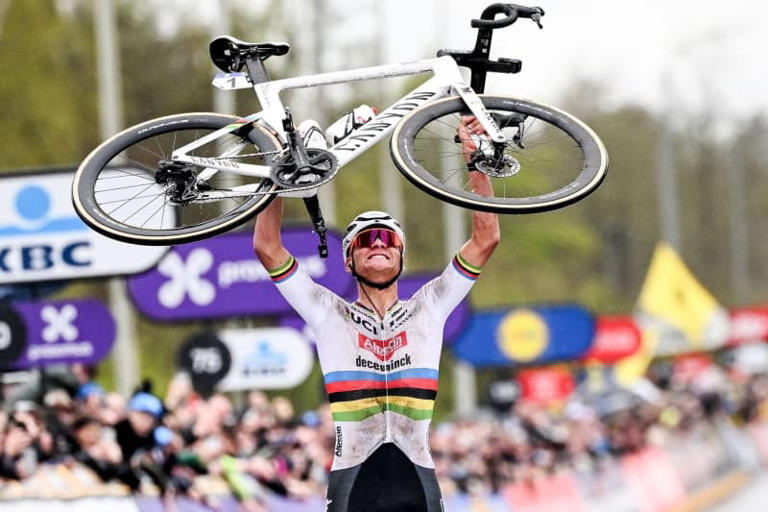 Van der Poel claims recordequalling solo win at Tour of Flanders