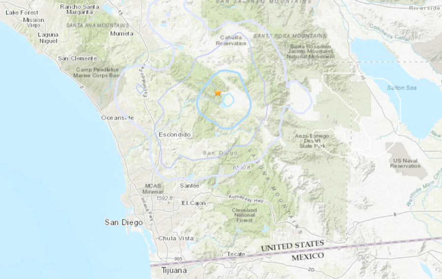 Easter Earthquake Rattles North County: USGS