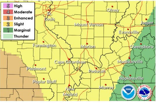 There's an 'enhanced risk' of severe weather on Monday. Here's what ...