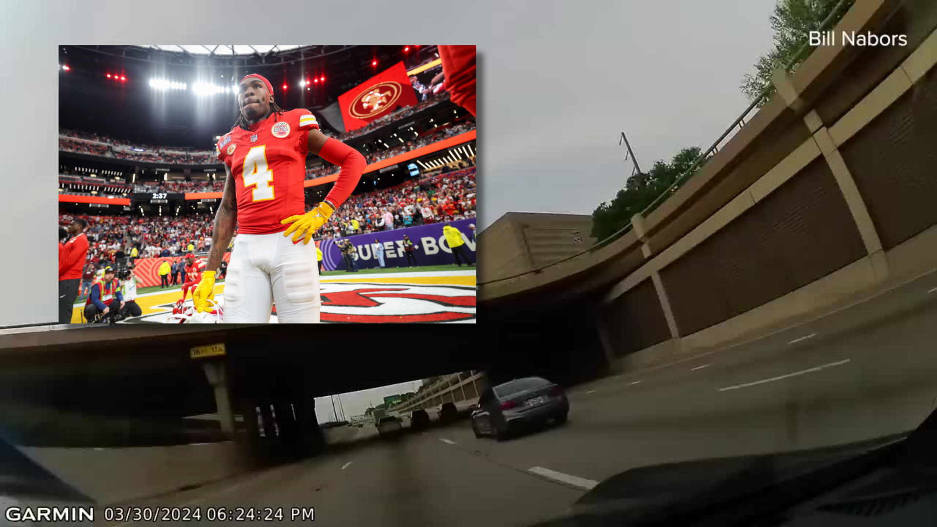 Dashcam Video: Vehicle Connected To Chiefs WR Rashee Rice Involved In ...