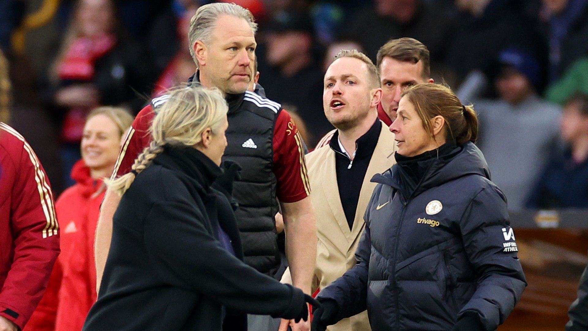 Why Did Emma Hayes & Jonas Eidevall Clash In Conti Cup Final? Arsenal ...