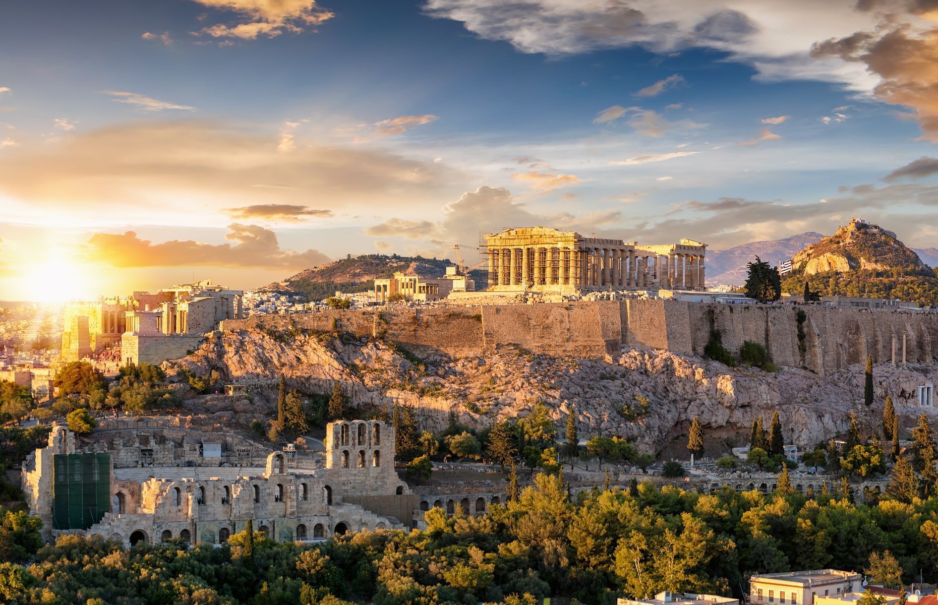 Known as the cradle of Western civilization, <a href="https://www.introducingathens.com/" rel="noreferrer noopener">Ath</a><a href="https://www.introducingathens.com/" rel="noreferrer noopener">e</a><a href="https://www.introducingathens.com/" rel="noreferrer noopener">ns</a> plunges visitors into the best of ancient Greece while still offering lively city life. Make sure your itinerary includes a visit to <a href="https://www.acropolis-tickets.com/acropolis-of-athens/" rel="noreferrer noopener">the Acropolis</a>, Parthenon, Agora, and Temple of Olympian Zeus. Then, for a dive into authentic Greek culture, take a turn through the <a href="https://www.athensguide.com/plaka.html" rel="noreferrer noopener">Plaka</a> before enjoying some moussaka and a glass of ouzo on its picturesque terraces.