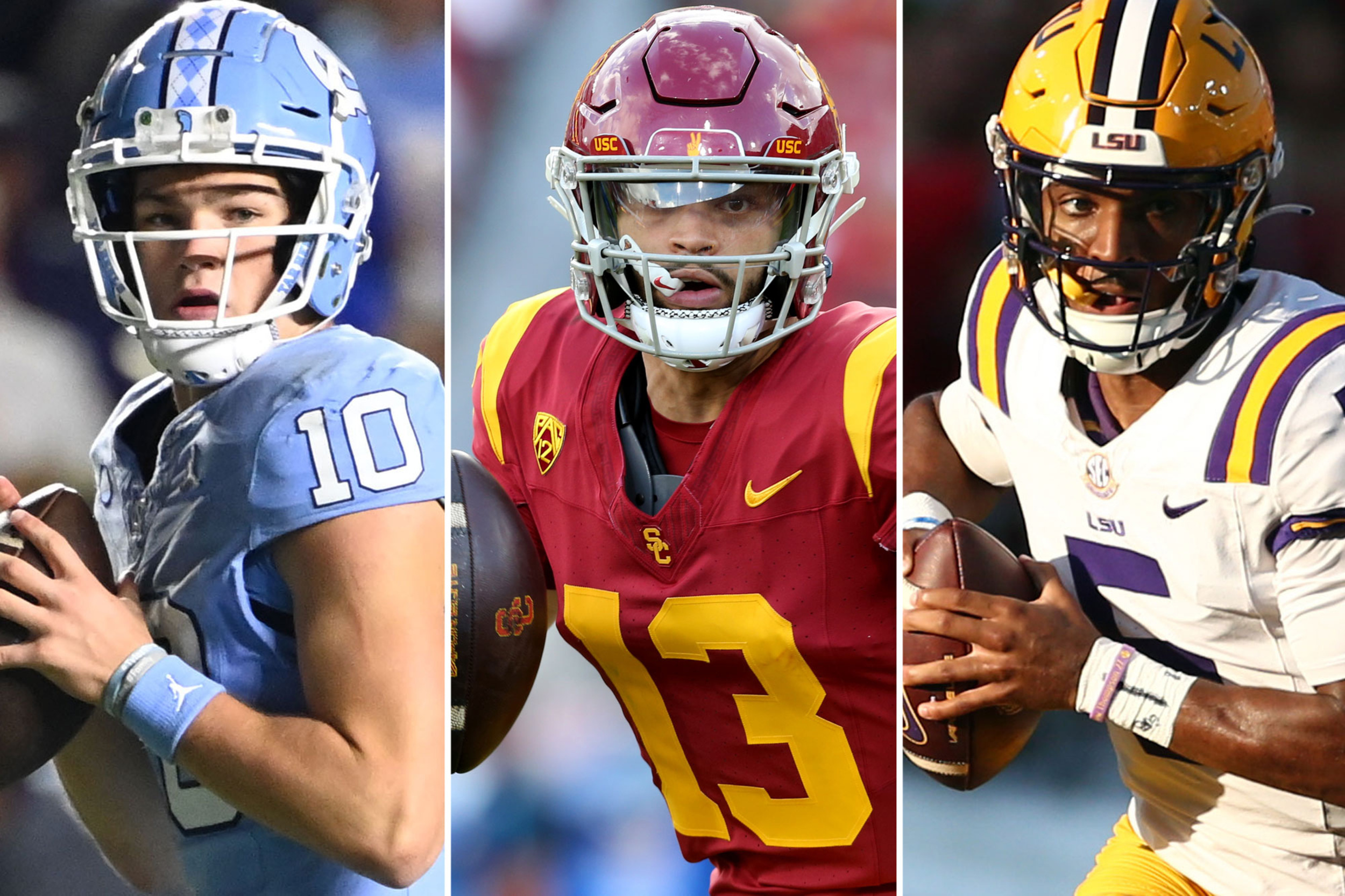 2024 NFL firstround mock draft QBs go 123