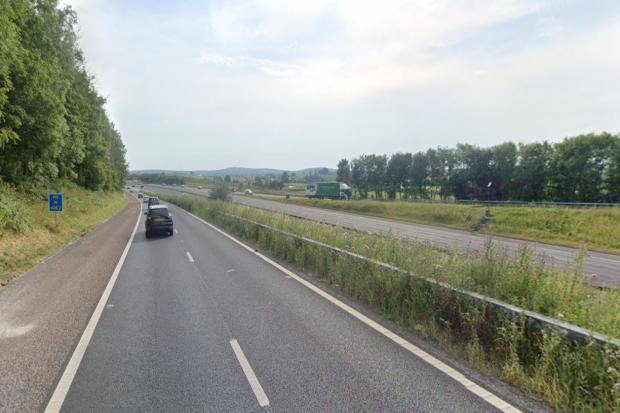 The southbound M6 from Junction 36 (Image: Google Maps)