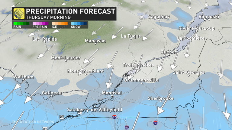 Potent spring storm setup threatens heavy snow over parts of Quebec