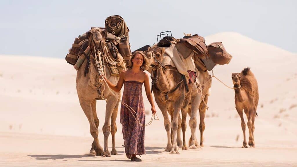 <p>Directed by John Curran, this biographical adventure drama follows a young woman who walks 1,700 miles across the Australian desert with her four camels and dog. Embarking on this challenging journey, causes her to confront the harsh realities of survival in the desert and learn to rely on her own inner strength and resourcefulness. </p>