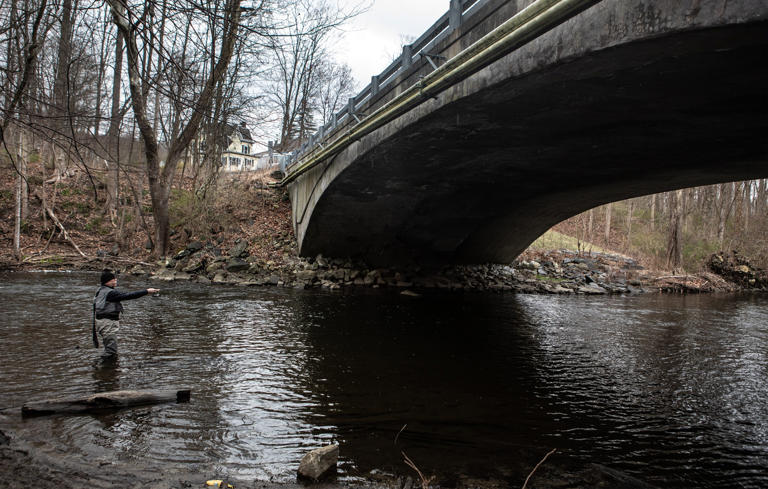 Fisherman cast their lines on the first official day of trout season