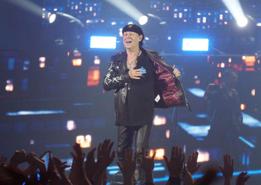 German singer Klaus Meine (of <em>The Scorpions</em>) is known for his bright ballad-belting vocals. <span>While Meine didn’t join the group until four years after they were established, he appears on every studio album. Meine is also undoubtedly integral to their worldwide success. In 1981, the singer was given a scare when his voice completely gave out on him. However, after two vocal cord surgeries and vocal training, he had fully recovered. The band recently completed a three-year ‘Crazy World Tour’ (which started in 2017).        </span>