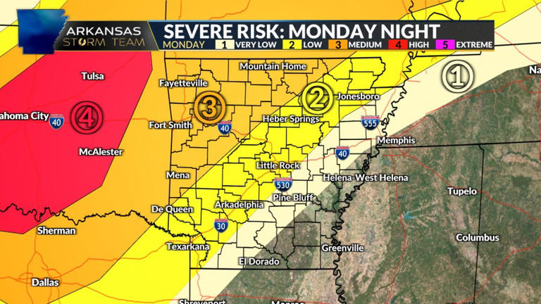 Arkansas Storm Team Blog: Severe storms possible Monday night